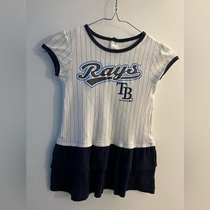 Tampa Bay rays blue and white 4T children’s dress